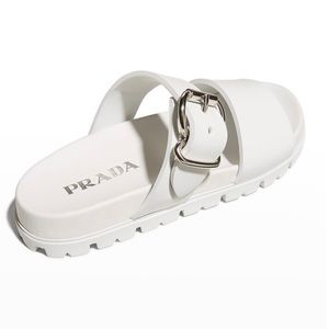 NEW PRADA Fussbet 20mm Double Strap Sandals